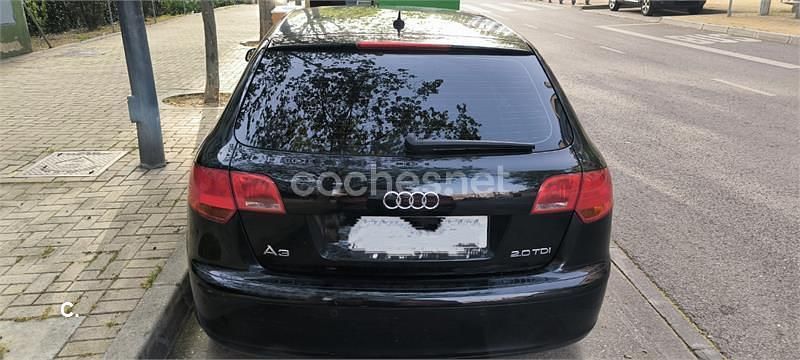 Usado Audi A3 Ambiente 170 CV (125 kW) 2007 Negro Utilitario