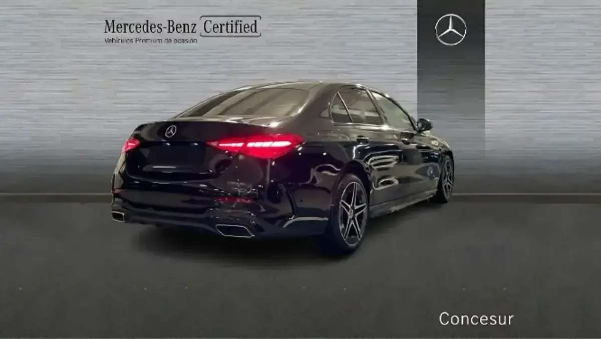 Usado Mercedes C300e 313 CV (230 kW) 2024 Negro Berlina