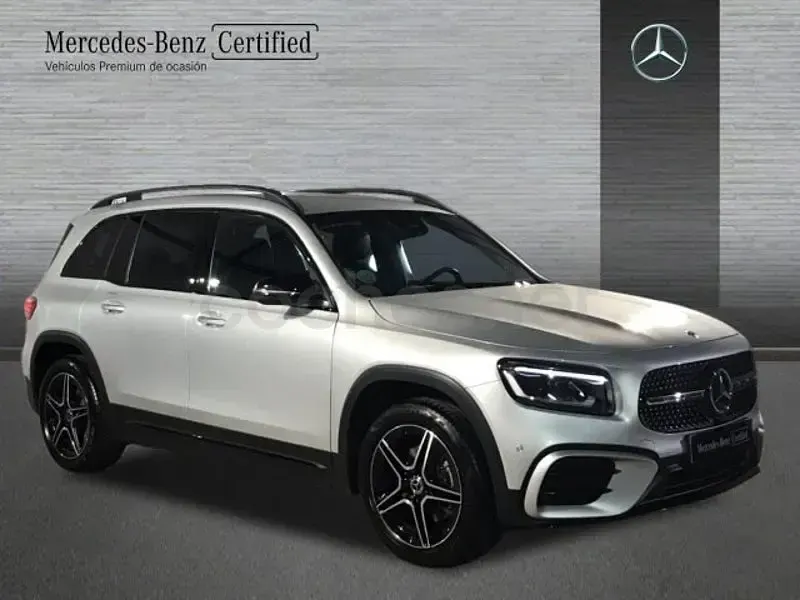 Usado Mercedes GLB200 150 CV (110 kW) 2022 Plata iridio SUV