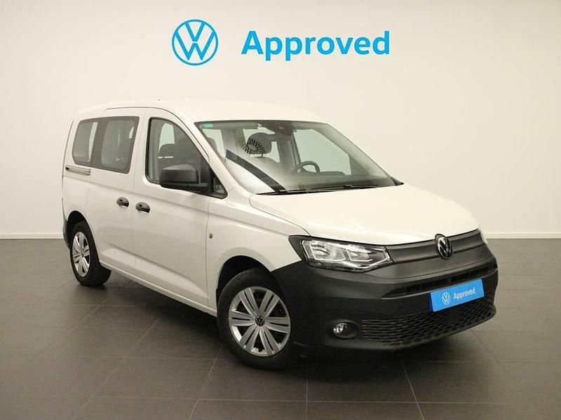 Blanco Usado 2021 VW Caddy Monovolumen | 20.500 € (Un poco caro) - Imagen 1/4