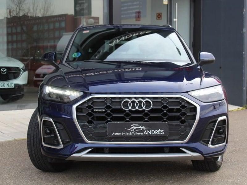 Usado Audi Q5 S-Line 204 CV (150 kW) 2021 Azul SUV