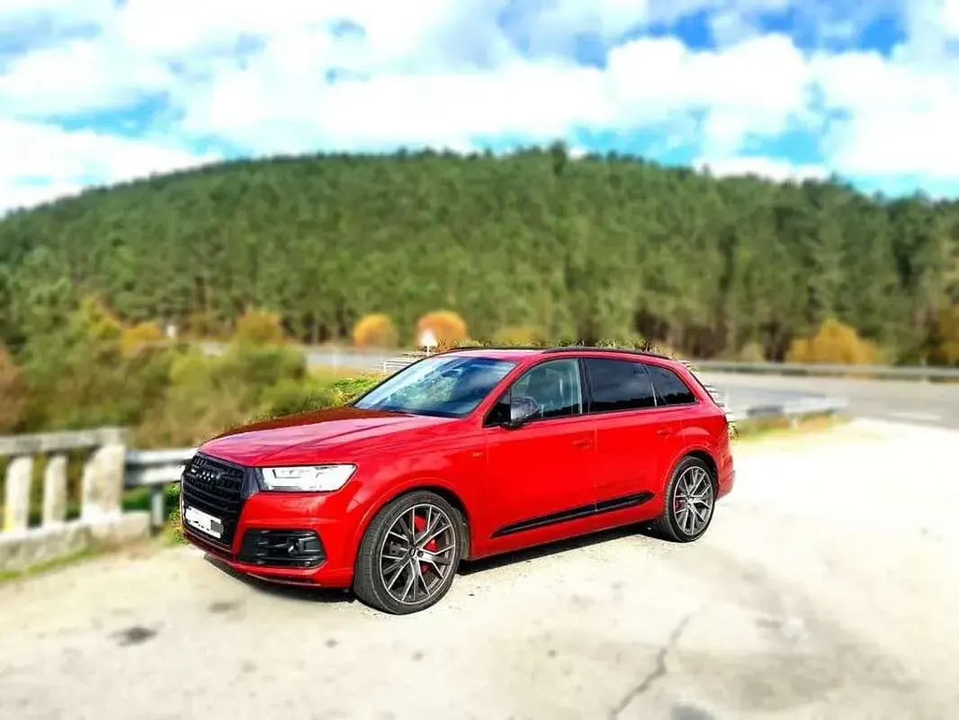 Usado Audi Q7 Premium 435 CV (319 kW) 2017 Rojo SUV