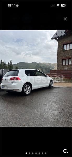 Usado VW Golf VII Advance 125 CV (91 kW) 2016 Blanco Berlina