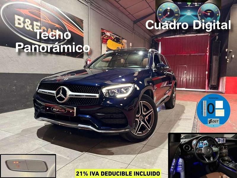 Azul Usado 2021 Mercedes GLC300e SUV | 33.600 € (Super precio) - Imagen 1/4