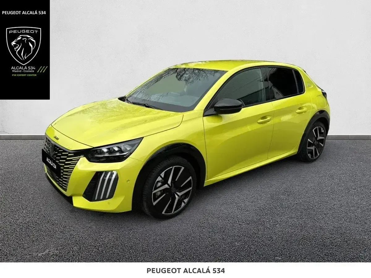 Nuevo Peugeot e-208 GT 114 kW (156 CV) 2026 Amarillo Utilitario
