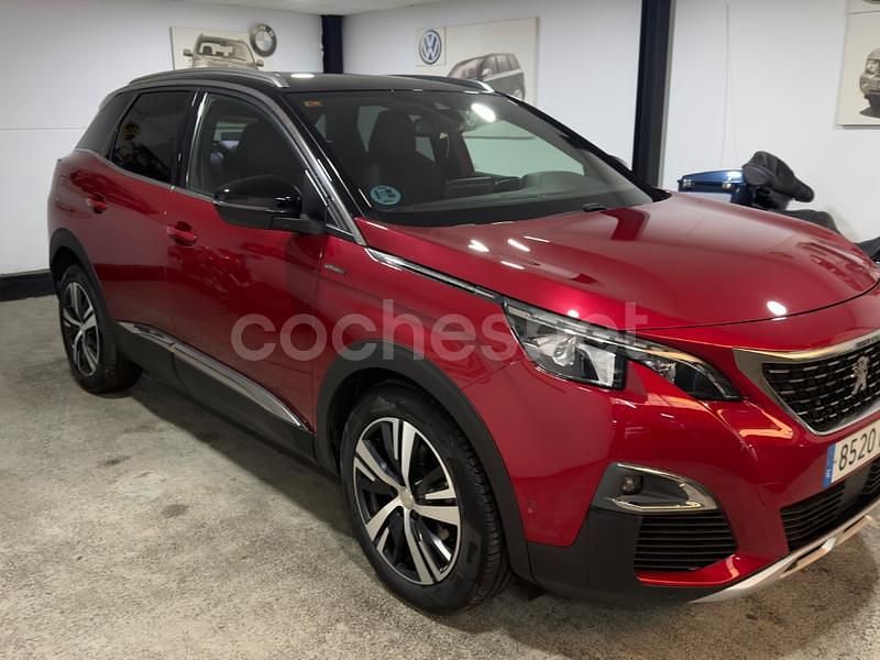 Granate Usado 2017 Peugeot 3008 GT-line SUV | 13.990 € (Buen precio) - Imagen 1/4