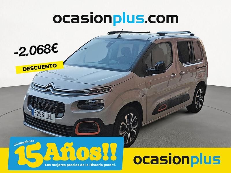 Beige Usado 2020 Citroën Berlingo Shine Monovolumen | 22.750 € (Precio justo) - Imagen 1/4