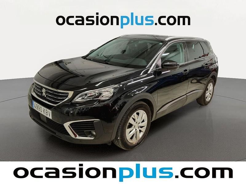 Usado Peugeot 5008 Active 120 CV (88 kW) 2017 Negro SUV