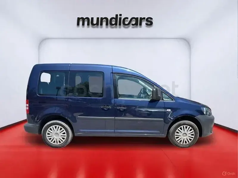 Usado VW Caddy Comfortline 102 CV (75 kW) 2014 Azul Monovolumen