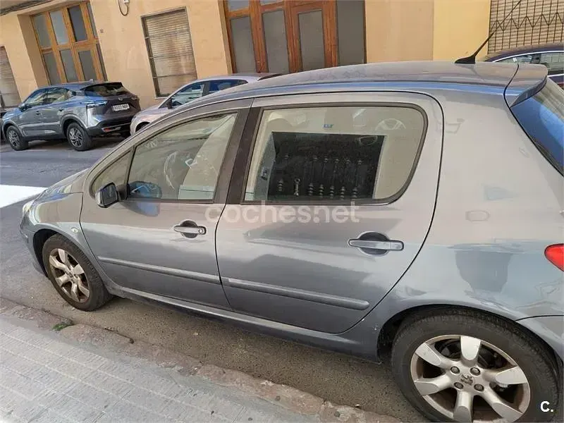 Usado Peugeot 307 110 CV (80 kW) 2007 Gris / plata Berlina