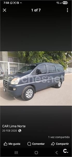 Usado Hyundai H-1 140 CV (102 kW) 2007 Gris / plata Monovolumen