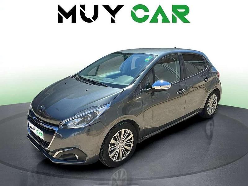 Usado Peugeot 208 Style 82 CV (60 kW) 2017 Gris Utilitario