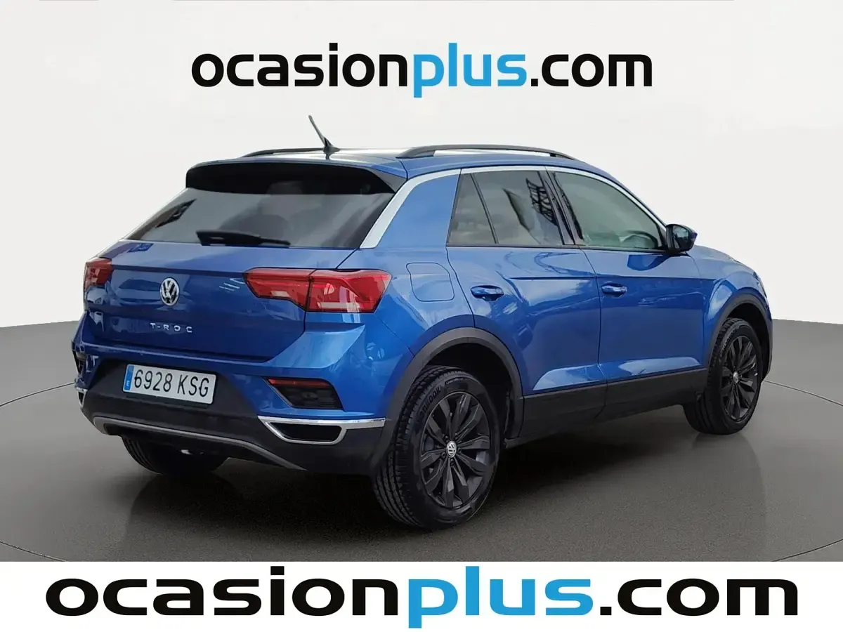 Usado VW T-Roc Advance 116 CV (85 kW) 2018 Azul SUV