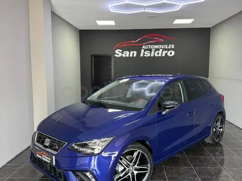 Usado Seat Ibiza FR 115 CV (84 kW) 2019 Azul Utilitario