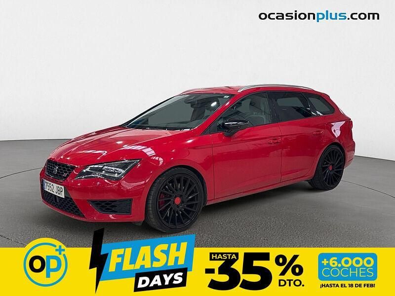 Rojo Usado 2014 Seat Leon CUPRA Monovolumen | 18.450 € (Precio justo) - Imagen 1/4