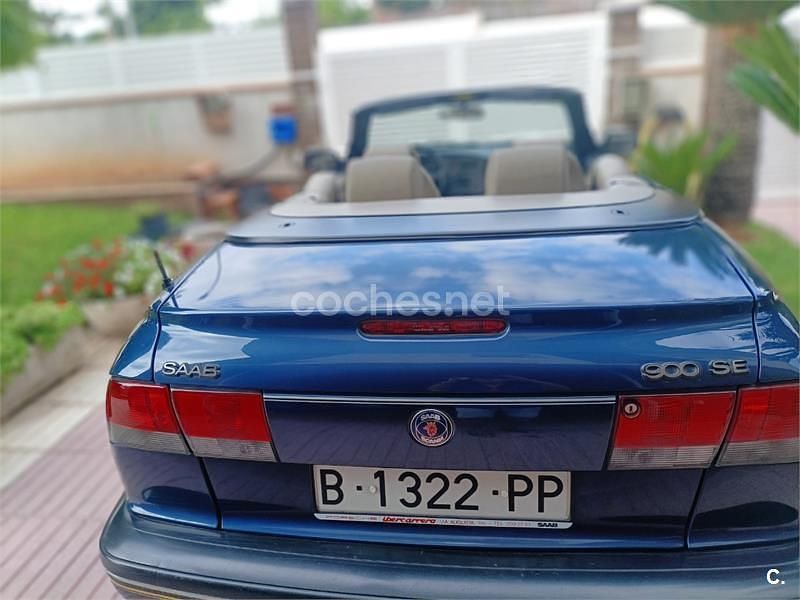 Usado Saab 900 Cabriolet 150 CV (110 kW) 1995 Azul Descapotable