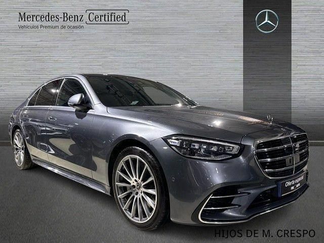 Usado Mercedes S350 286 CV (210 kW) 2021 Gris selenita