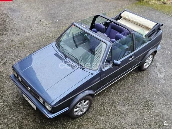 Usado VW Golf Cabriolet 112 CV (82 kW) 1987 Azul Descapotable