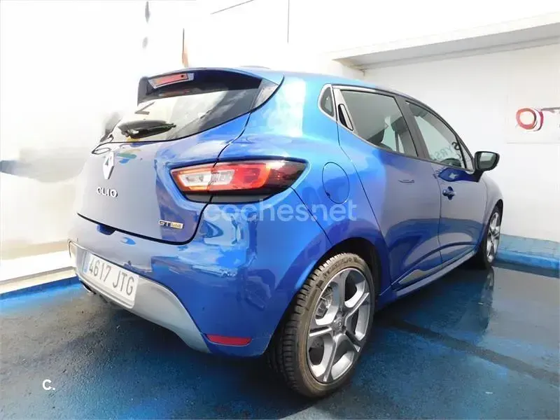 Usado Renault Clio IV GT 120 CV (88 kW) 2016 Azul Berlina