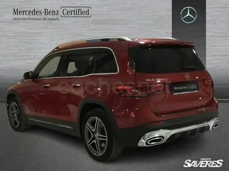 Usado Mercedes GLB200 150 CV (110 kW) 2021 Granate SUV