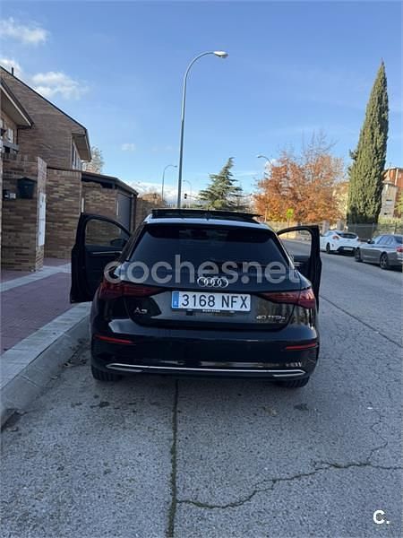 Usado Audi A3 Advanced Plus 204 CV (150 kW) 2021 Negro Berlina