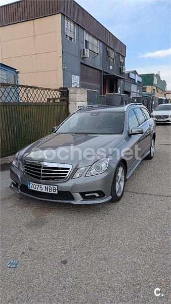 Gris / plata Usado 2010 Mercedes E350 Avantgarde Familiar | 12.750 € (Precio justo) - Imagen 1/4