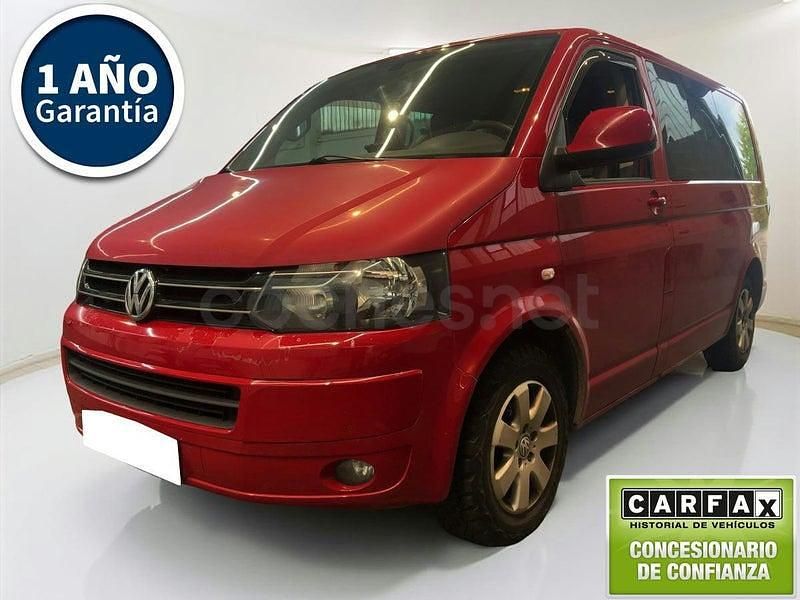 Rojo Usado 2012 VW Multivan Startline Van | 16.500 € (Super precio) - Imagen 1/4