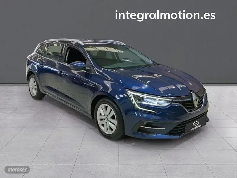 Usado Renault Mégane GrandTour Business 115 CV (84 kW) 2021 Azul Familiar