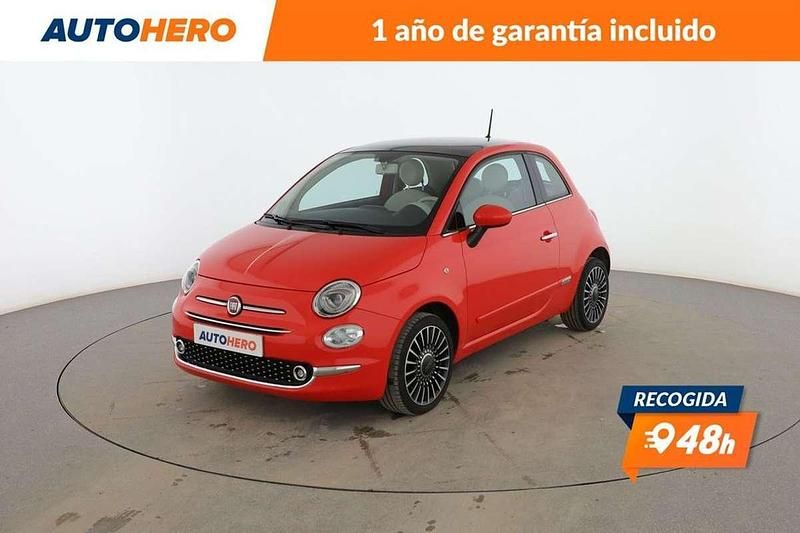 Rojo Usado 2017 Fiat 500 Lounge Utilitario | 8299 € (Buen precio) - Imagen 1/3