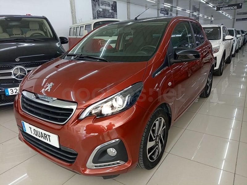 Usado Peugeot 108 Allure 72 CV (52 kW) 2021 Rojo Berlina
