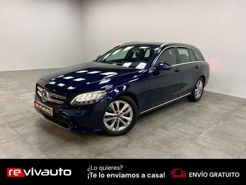 Usado Mercedes C220 194 CV (142 kW) 2019 Azul Familiar