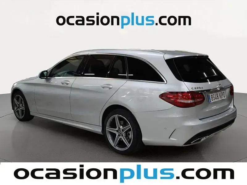 Usado Mercedes C220 170 CV (125 kW) 2018 Gris / plata Familiar
