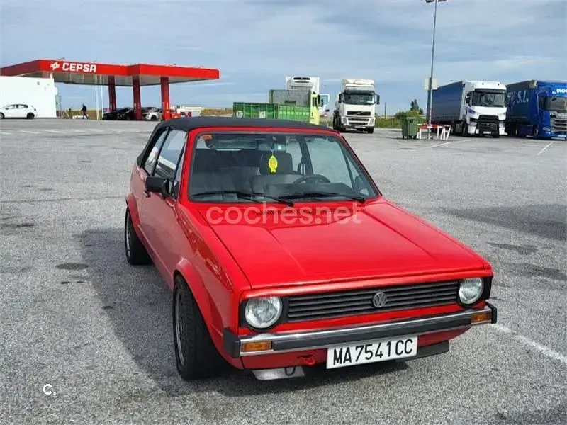 Usado VW Golf Cabriolet 75 CV (55 kW) 1983 Granate Descapotable