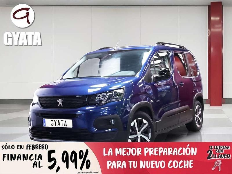 Usado Peugeot Rifter GTi 100 kW (136 CV) 2022 Azul Monovolumen