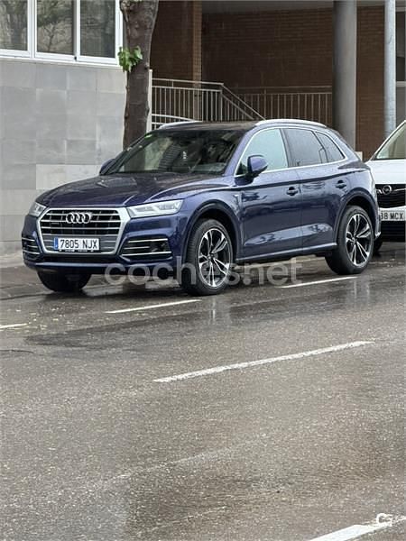 Begagnad Audi Q5 S-Line 252 HK (185 kW) 2018 Blå SUV