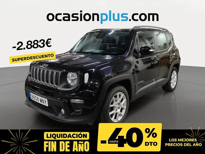 Negro Usado 2024 Jeep Renegade Limited SUV | 20.550 € (Un poco caro) - Imagen 1/4