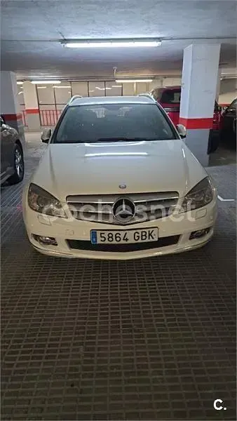 Usado Mercedes C200 Avantgarde 184 CV (135 kW) 2009 Blanco Familiar