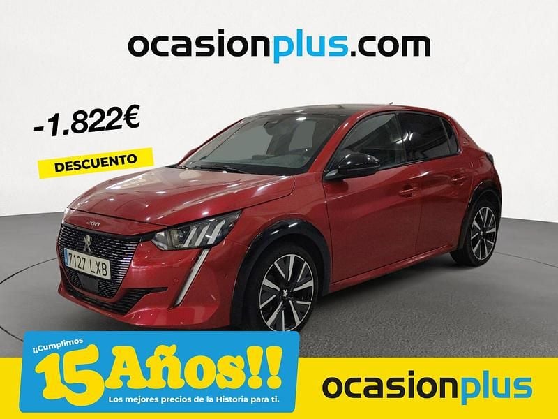 Rojo Usado 2022 Peugeot 208 GT Utilitario | 13.300 € (Precio justo) - Imagen 1/4
