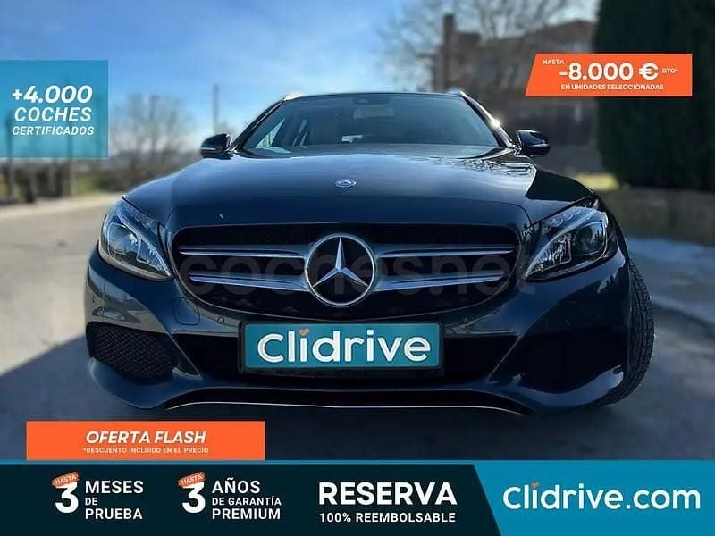 Usado Mercedes C220 Avantgarde 170 CV (125 kW) 2014 Gris / plata Familiar