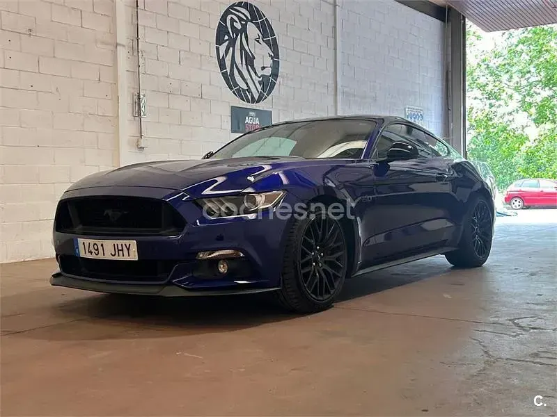 Usado Ford Mustang GT 418 CV (307 kW) 2015 Azul Coupe