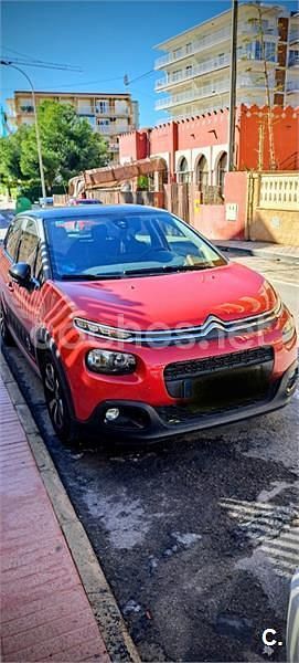 Usado Citroën C3 Live 82 CV (60 kW) 2019 Rojo Utilitario