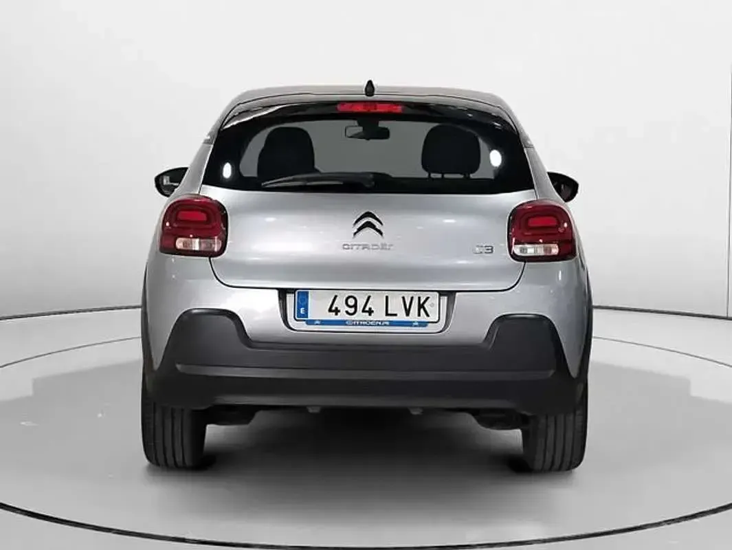 Usado Citroën C3 Feel 83 CV (61 kW) 2021 Gris Utilitario