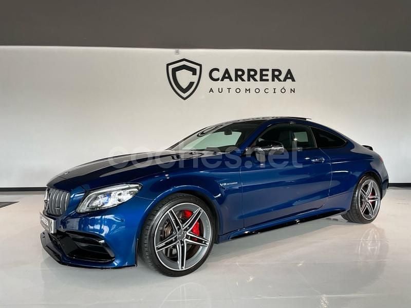 Azul Usado 2020 Mercedes C63S AMG Coupe | 69.900 € (Super precio) - Imagen 1/4
