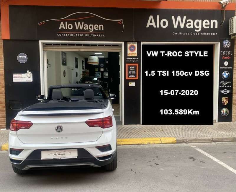 Usado VW T-Roc Cabriolet Style 150 CV (110 kW) 2020 Blanco Descapotable