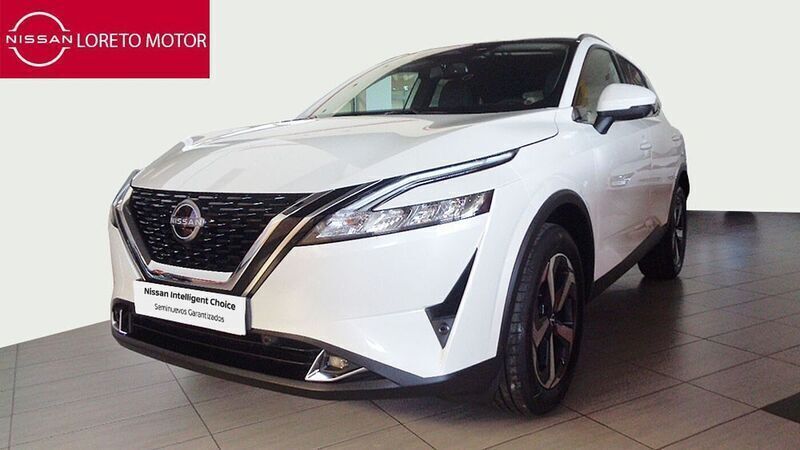 Blanco everest (solido) Usado 2023 Nissan Qashqai N-Connecta SUV | 28.900 € (Precio justo) - Imagen 1/4