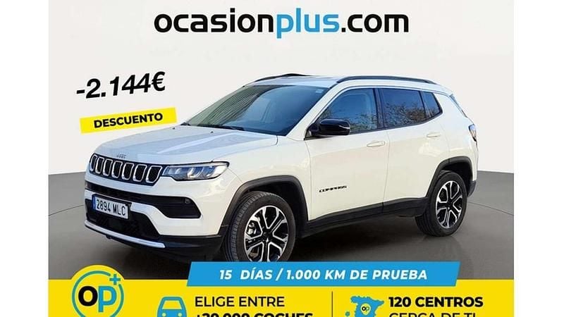 Usado Jeep Compass Limited 130 CV (95 kW) 2023 Blanco SUV