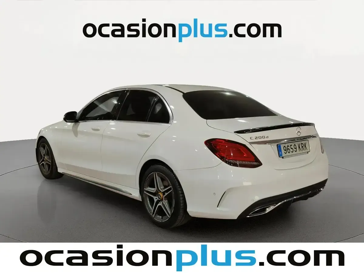 Usado Mercedes C200 150 CV (110 kW) 2018 Blanco Berlina