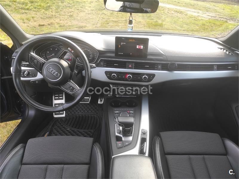 Usado Audi A4 S-Line 190 CV (139 kW) 2016 Azul Familiar