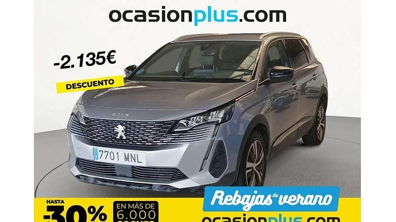 Gris Usado 2024 Peugeot 5008 Allure Monovolumen | 21.355 € (Super precio) - Imagen 1/4