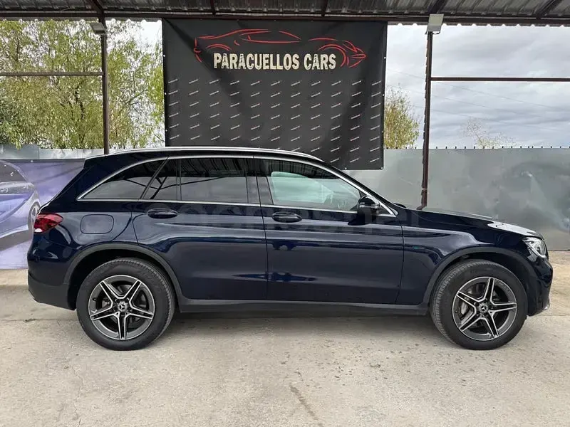 Usado Mercedes GLC300e 320 CV (235 kW) 2021 Azul SUV